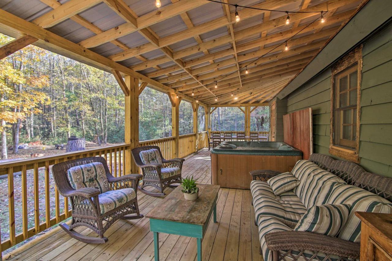 Sautee Nacoochee 5-Acre North Georgia Mountain Retreat With Creek! 빌라 외부 사진