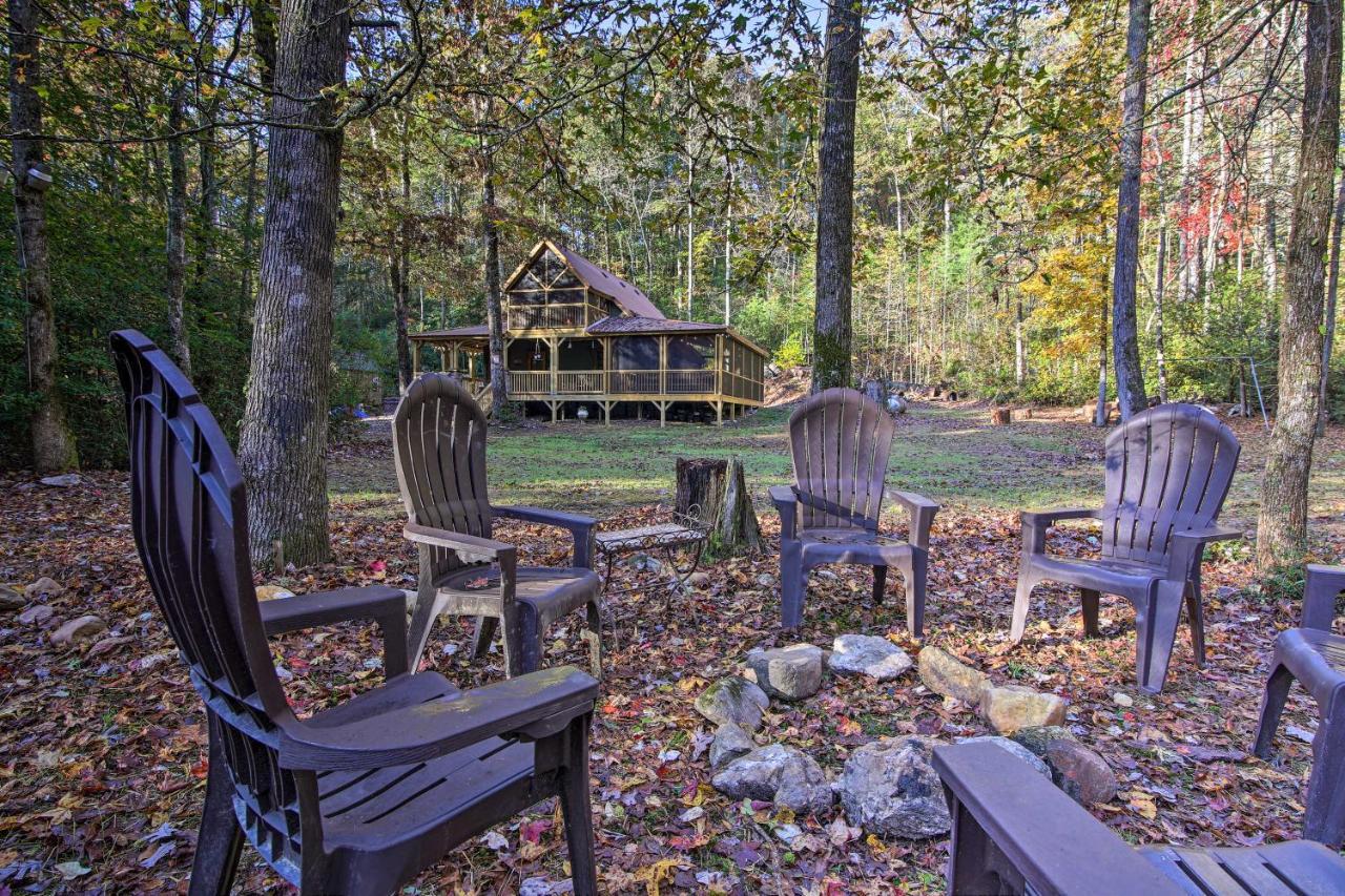 Sautee Nacoochee 5-Acre North Georgia Mountain Retreat With Creek! 빌라 외부 사진